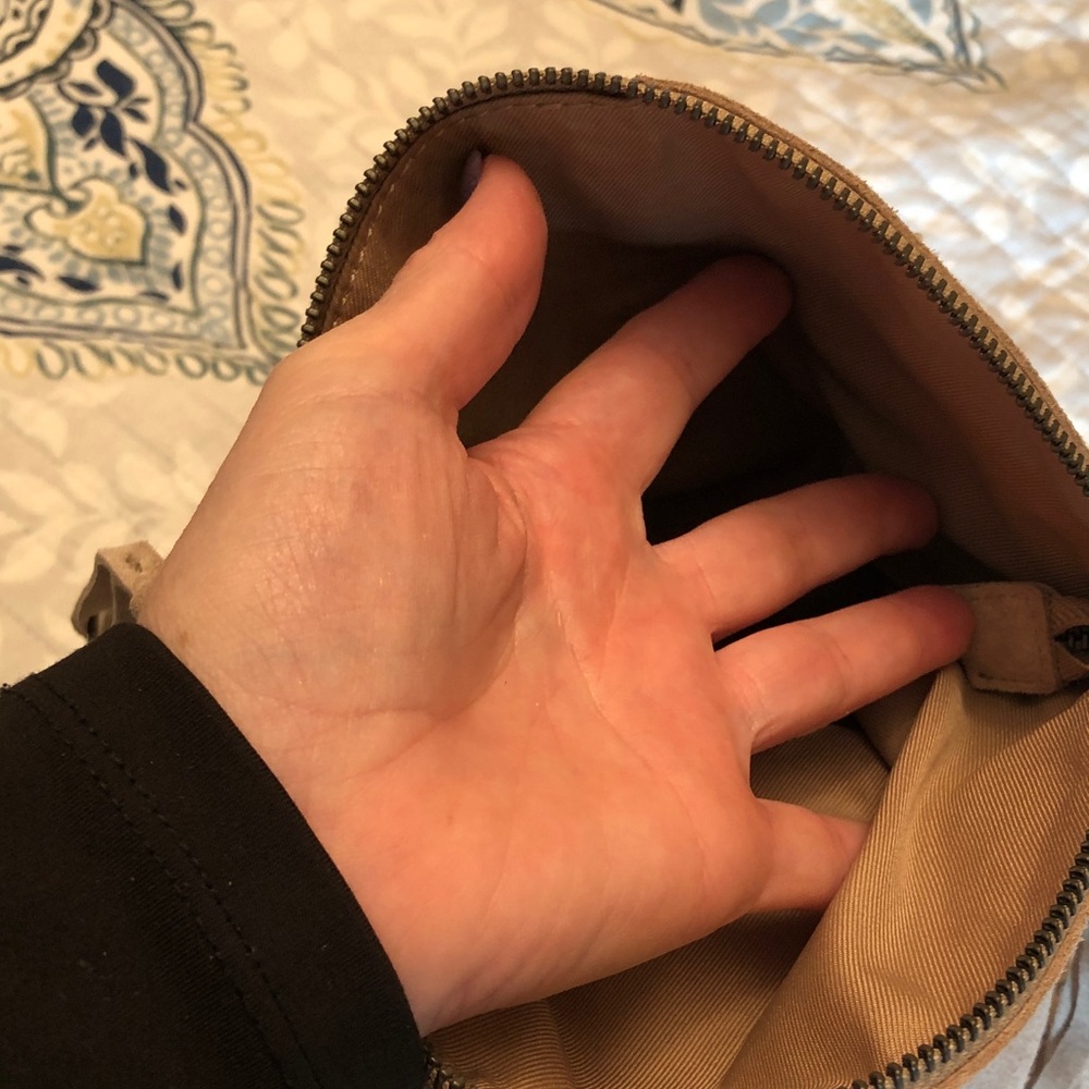 Tan Suede Women's Bag - Picture 7 of 8